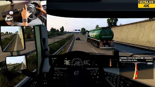 Relaxing Drive on Volvo FH Globetrotter XL | Euro Truck Simulator 2 Gameplay | Thrustmaster TX