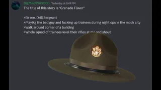 Drill sergeant story time