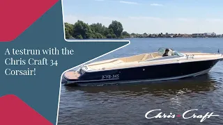 Chris Craft 34 Corsair Testdrive!