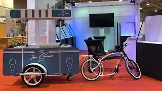 Ice Cream Cart with Chopper E-bike at Intervino Klagenfurt 2019