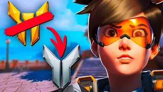 This Tracer keeps recalling back to Silver | Overwatch 2 Spectating