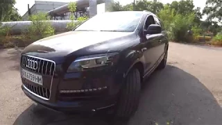 Audi Q7 3 0 TDI Prestige 2012 из Америки ! ОБЗОР   состояние  Экстерьер и интерьер