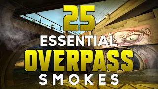 CS:GO - Essential Overpass Smokes (128 Tick)