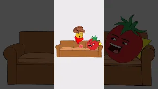 [Gegagedigedagedago]  Tomato Has a Donut (animation meme) #shorts #animation #memes