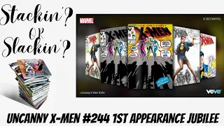 Stackin'? 📚 Or Slackin'? ⛔️ UNCANNY X-MEN #244 1ST APPEARANCE JUBILEE VeVe x Marvel Comic Drop!!