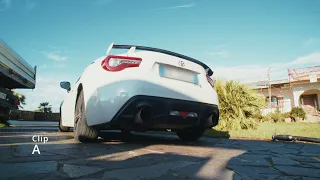 Resonated vs Non-Resonated Front Pipe GT86 BRZ FRS