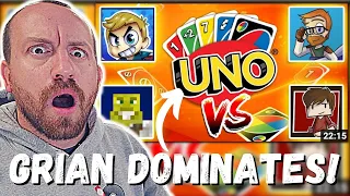 GRIAN DOMINATES! Solidarity I Played UNO And This Happened.. (REACTION!) w/ Smallishbeans & FWhip