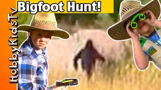Where is Bigfoot? Its an Adventure Hunt with HobbyKidsTv