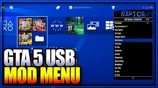 GTA 5 ONLINE USB MOD MENU TUTORIAL ON PS4/XBOX ONE/XBOX 360/PS3 HOW TO INSTALL USB MODS NO JAILBREAK