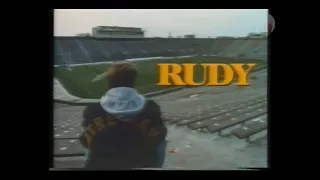 Rudy (1993) - VHS Trailer [First Release Home Entertainment Video]