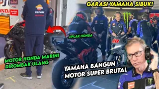 NGERI! MOTOR HONDA LUCA MARINI DIROMBAK ULANG, YAMAHA BANGUN MOTOR SUPER BRUTAL, MOTOGP HARI INI