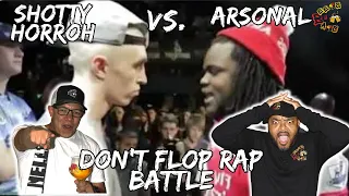 WHY ARE WE JUST NOW SEEING THIS? | Americans React to SHOTTY HORROH VS ARSONAL Don't Flop Rap Battle