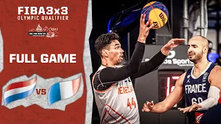 Netherlands v France | Men's - Olympic Ticket Full Game | FIBA 3x3 Olympic Qualifier