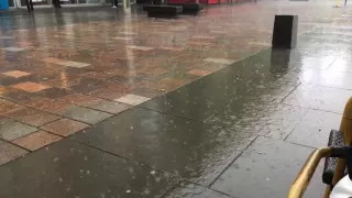 Heavy rain in the city centre of Glasgow !!