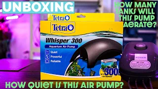 Unboxing Tetra Whisper 300 Air Pump for Aquariums