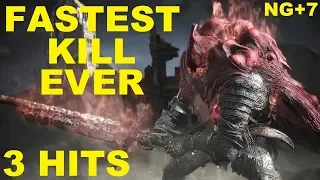 Dark Souls III - A Sad Sad Day For Gael - FASTEST KILL EVER - NG+7