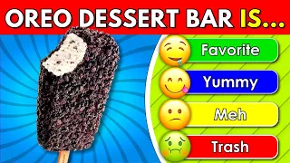 Tier List: Rank Ice Cream Flavors from Favorite to Trash 🍨📝 - Junk Food Quiz