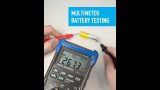 Test Batteries with a Multimeter - Collin’s Lab Notes #adafruit #collinslabnotes