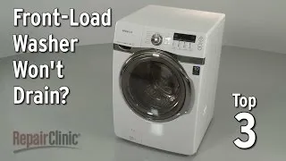 Washer Won’t Drain — Washing Machine Troubleshooting