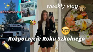 🏫ROZPOCZĘCIE ROKU SZKOLNEGO | weekly vlog | ostatnie dni WAKACJI *my daily life*🏫