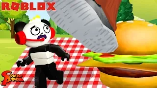 GIANT FOOD OBBY IN ROBLOX! Escape the Picnic Obby ! Let's Play Roblox with Combo Panda