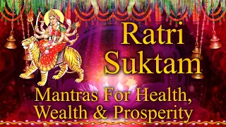 Learn to Chant Ratri Suktam | Best Rigveda Chanting Of Vedic Mantras  by Dr V Ragavedra Sarma