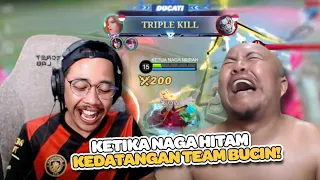 Beginilah Naga Hitam Ketika Kedatangan Team Bucin WKWKWK - Mobile Legends