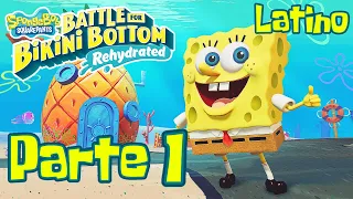 BOB ESPONJA Battle For Bikini Bottom Rehydrated Gameplay Español Latino - Parte 1 | Campos Medusas