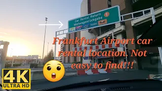 Driving to Frankfurt Airport car returns 🚙 Germany 🇩🇪