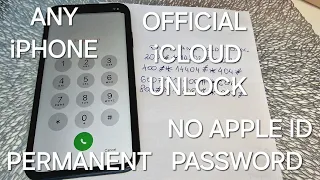 Official iCloud Unlock✔️Permanent Solution for Any iPhone without Apple ID and Password✔️