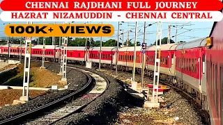 Chennai Rajdhani Full Journey | High speed run | First AC travel in Rajdhani