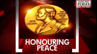Honouring Peace: Satyarthi, Malala address gathering at peace ceremony