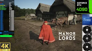 Manor Lords - Ultra Settings 4K DLSS | RTX 4090 | 13900K