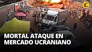 UCRANIA: MISIL RUSO impacta en un MERCADO fronterizo y deja al menos 17 fallecidos | El Comercio