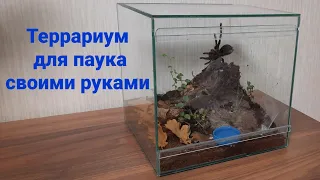 Террариум для паука своими руками. Tarantulas enclosure build. #террариум #diyterrarium