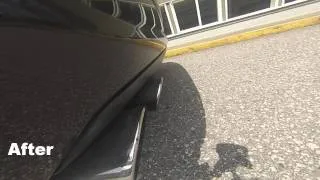 w211 e55 amg resonator delete before / after (straight pipe) w/muffler delete