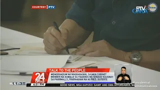 Memorandum na nagbabawal sa mga Cabinet member na dumalo sa pagdinig ng Senado... | 24 Oras