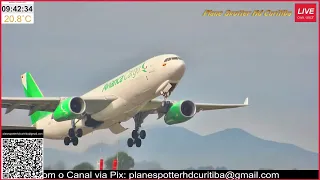 Decolagem Airbus A330F Avianca Cargo (Green Livery)