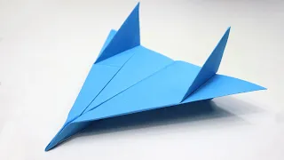 How to Make Cool Paper Airplane - Origami Plane instructions