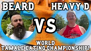 BEARDMEATSFOOD VS HEAVY D AT THE TAMALE EATING CHAMPIONSHIP!