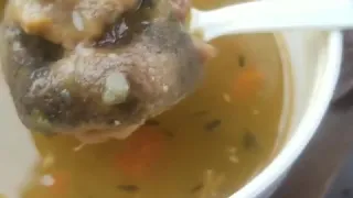 Goat nose in soup