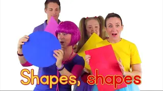 Sing along Shapes Song   with lyrics featuring Debbie Doo