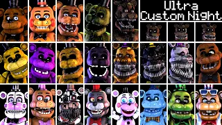 Ultra Custom Night | Facing Off Against Every Single Type Of Freddy Fazbear! [Part 3]