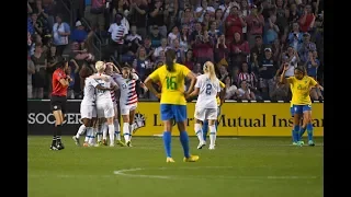 USA vs Brazil ●2018 TOURNAMENT OF NATIONS Highlights|HD|