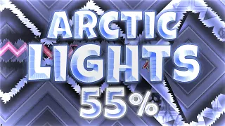 (Mobile WR) Arctic Lights 55% | Geometry Dash