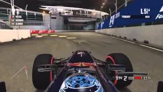 F1 2012 Singapore Grand prix ( Gameplay/Commentary )