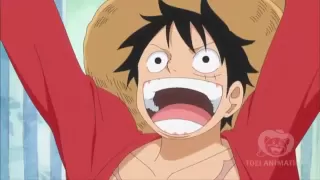 Luffy to Rayleigh: I am going to be the pirate king!