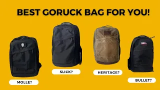 Best GORUCK Backpack? Bullet vs GR1 vs GR2 vs Heritage Comparison