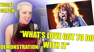 How to Sing like Tina Turner / Vocal Coach Demonstration / Phoenix Vocal Studio #tinaturner #coach