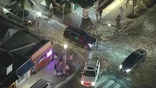 Newport Beach, CA streets flooded at high tide | ABC7